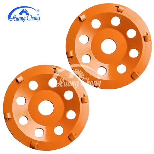 Meules abrasives diamantées PCD 5 pouces avec un arbre de 22,23 mm