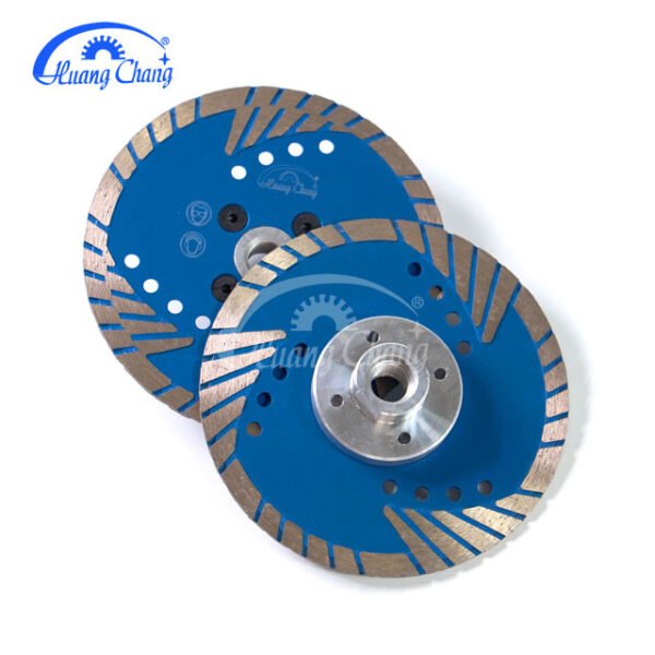 Disque de tronçonnage circulaire Turbo Triangle ondulé pour granit