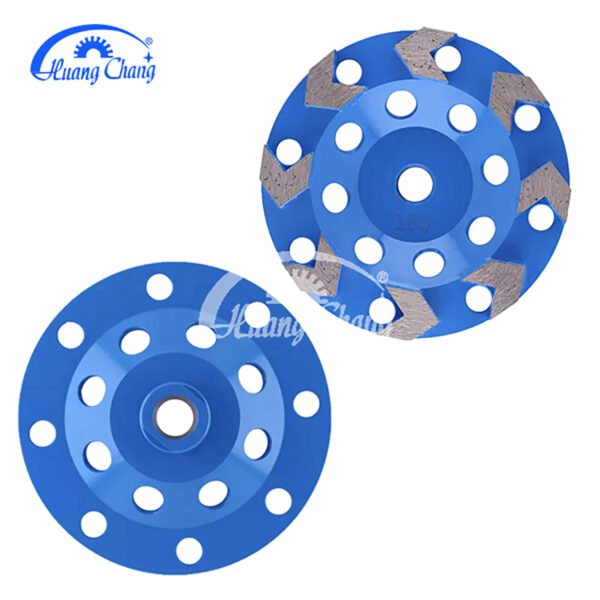 huangchang Wholesale Market Wholesale Concrete Grinding Tool Arrow Section Diamond Grinding Wheel Grinding Disc