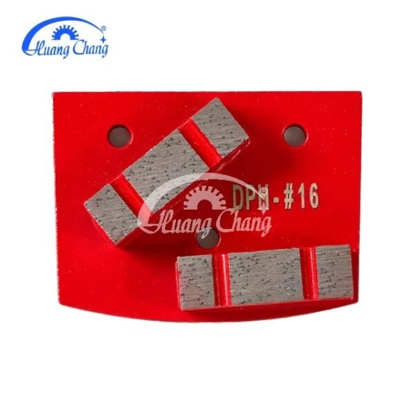 Outils de ponçage de sol à deux segments huangchang pour le liant métallique