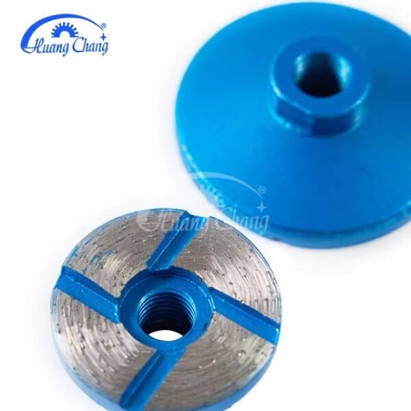 Meuleuse d'angle Meule diamantée frittée Meule de sol pour béton Meule de métal DISC Disque abrasif de polissage – Image 6