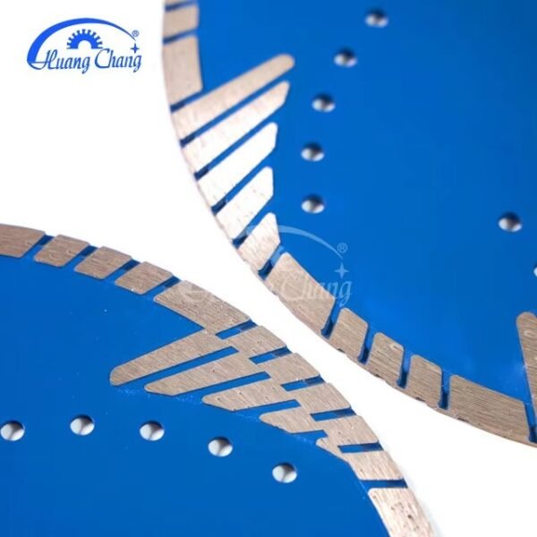 huangchang M14 circulaire Turbo Triangle Corrugation Diamond Saw Blade Cutting Disc for Granite – Image 4