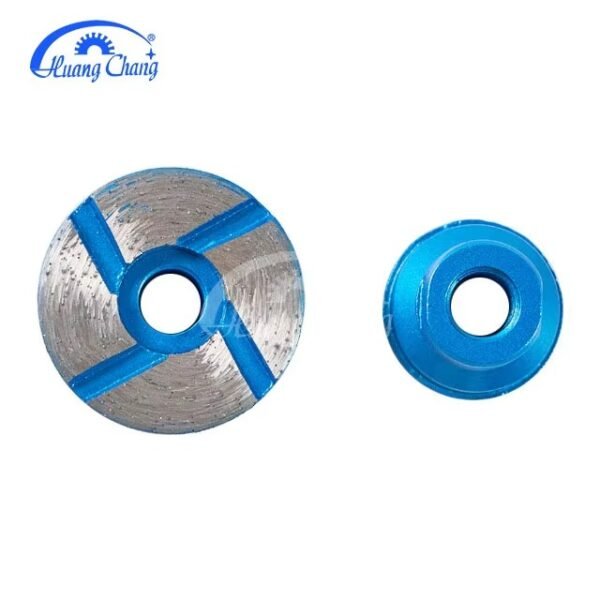 Meuleuse d'angle Meule diamantée frittée Meule de sol pour béton Meule de métal DISC Disque abrasif de polissage – Image 4