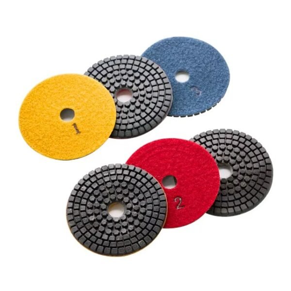 4inch 100mm 50# 7 steps Diamond polishing Pads for wet grinding Tile Granite terrazzo floor – Image 6