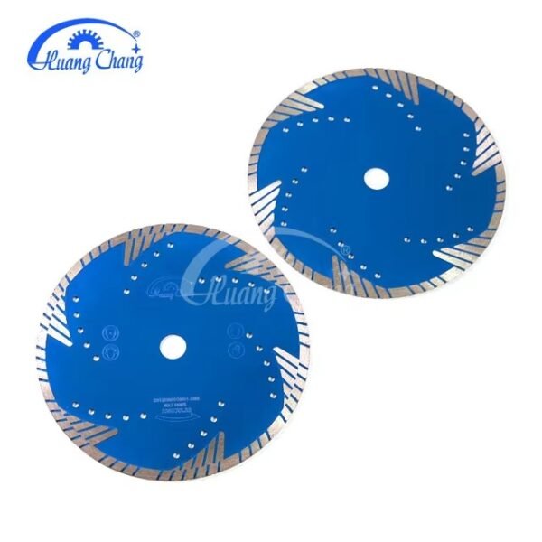 huangchang M14 circulaire Turbo Triangle Corrugation Diamond Saw Blade Cutting Disc for Granite – Image 2