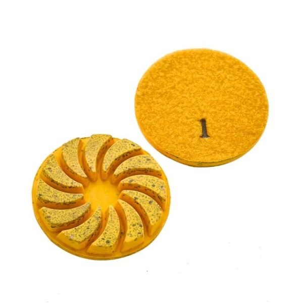 Disque de polissage en spirale pour sol en résine humide Marbre Granit Terrazzo Pierre à chaux – Image 5