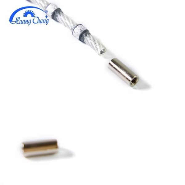 Huangchang D10.5mm Electroplated Spring And Rubber Diamond Saw Wire Saw For Reinforced Concrete – Image 6
