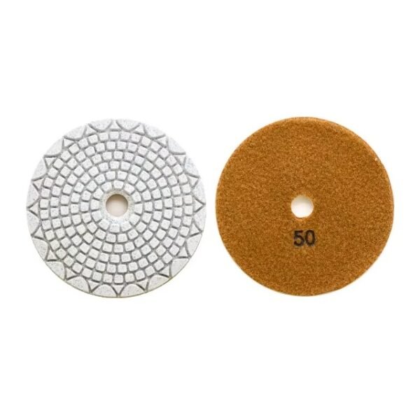 4IN -10cmMarbre, granit, quartz, pierre artificielle, fossiles Disques de polissage humide – Image 4