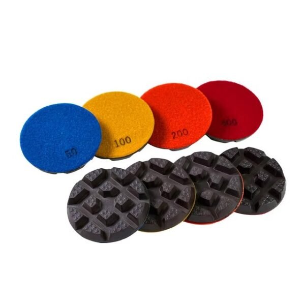 HUANGCHANG Pads de ponçage pour la rénovation des sols Pads de polissage à sec à base de diamants et de résine pour les sols en béton et en terrazzo – Image 6