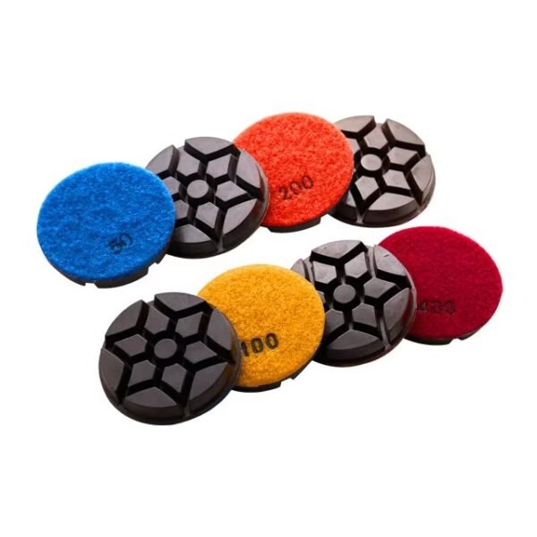 Typhoon Hybrid Pads Polishing Pads for Concrete Floors High Efficiency Floor Grinding and Polishing (en anglais) – Image 2