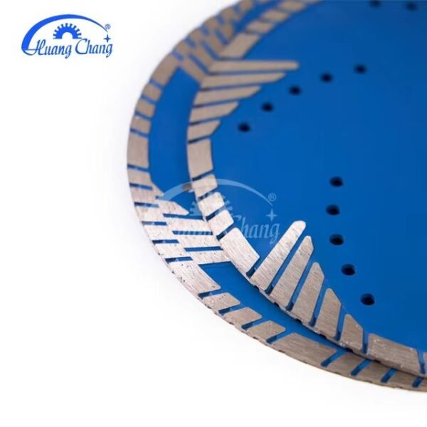 huangchang M14 circulaire Turbo Triangle Corrugation Diamond Saw Blade Cutting Disc for Granite – Image 5