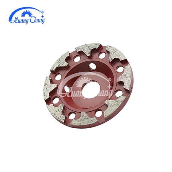 Disque de ponçage diamanté pour sol en béton 5 pouces 7 pouces T segment – Image 3