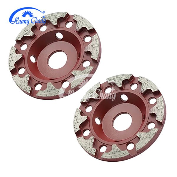 Disque de ponçage diamanté pour sol en béton 5 pouces 7 pouces T segment – Image 6