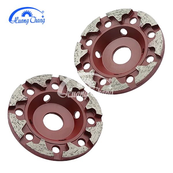 Disque de ponçage diamanté pour sol en béton 5 pouces 7 pouces T segment – Image 7