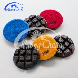 5 inch Black Grinding pads for flooring Diamond Polishing Pads Concrete HC-CPP-0006-5