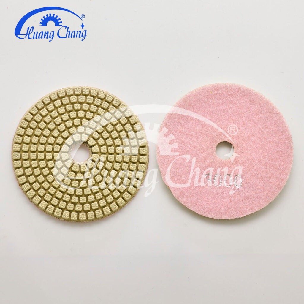 5inch Best Tools Wet Stone Diamond Polishing Pads For Granite/Marble HC-SPP-0005-5