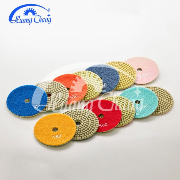 6inch best tools wet stone diamond polishing pads for granite/marble hc spp 0005 6