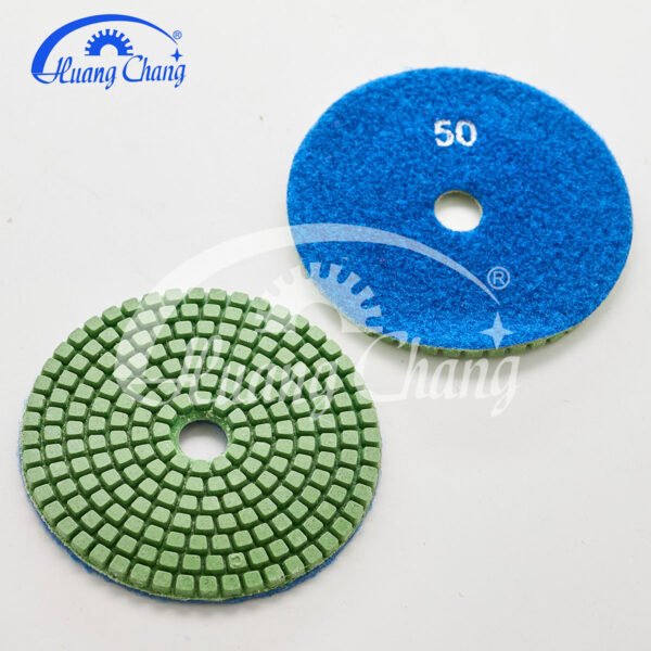 4inch green best tools wet stone diamond polishing pads for granite/marble hc spp 0006 4