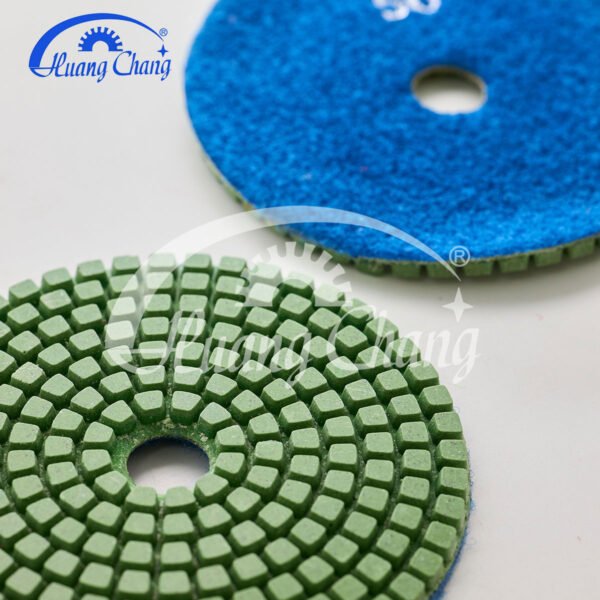 4inch green best tools wet stone diamond polishing pads for granite/marble hc spp 0006 4