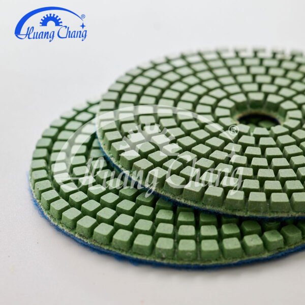 4inch green best tools wet stone diamond polishing pads for granite/marble hc spp 0006 4