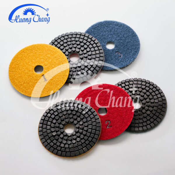 3inch wet stone diamond polishing pads for granite/marble hc spp 0001 3