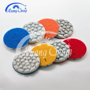 4inch white dry diamond polishing pads best tools for concrete hc cpp 0003 4