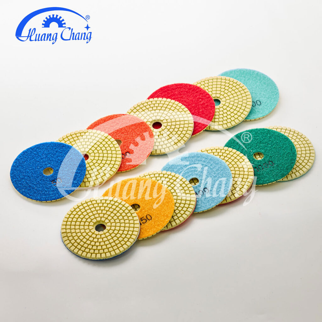 3inch yellow wet stone diamond polishing pads for granite/marble hc spp 0004 3