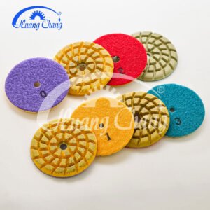 tampons de polissage diamant jaune marbre hc spp 0014