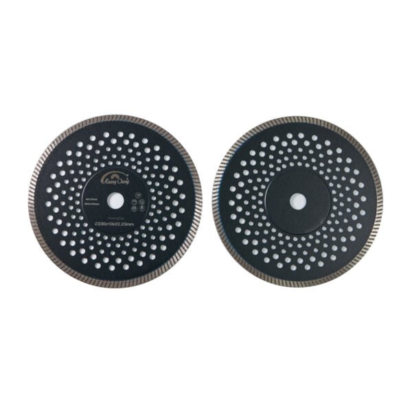 22.23mm turbo diamant silencieux lame de scie pour marbre granite pierre carrelage