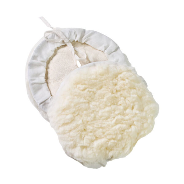 7 inch wool buffing pads drawstring design lambs wool padding bonnet buffing polishing pads kit