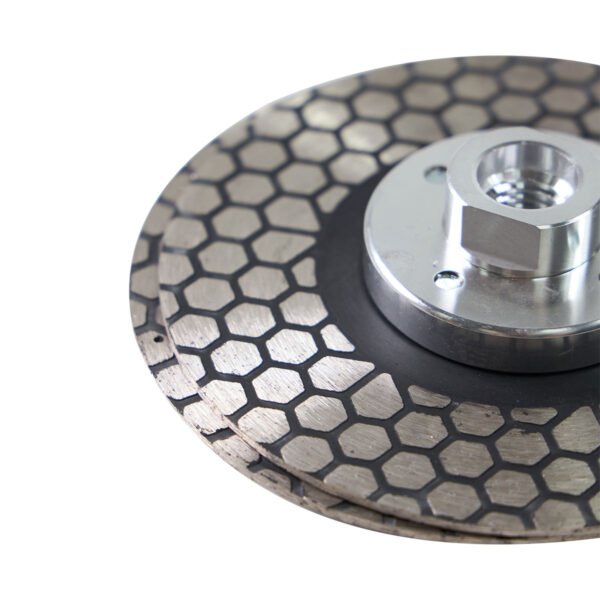 disque de sciage hexagonal double face en céramique pour la coupe du marbre avec bride